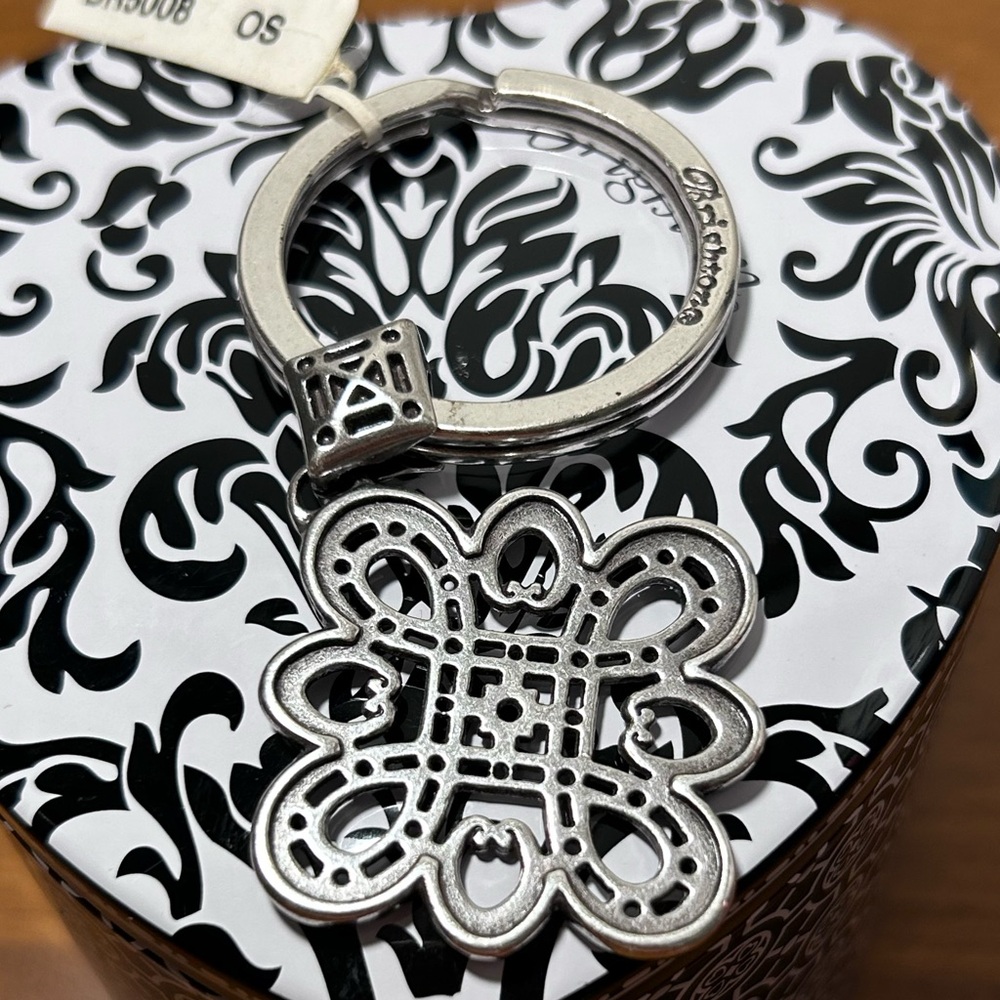 Brighton Silver Key Holder with Heart Tin